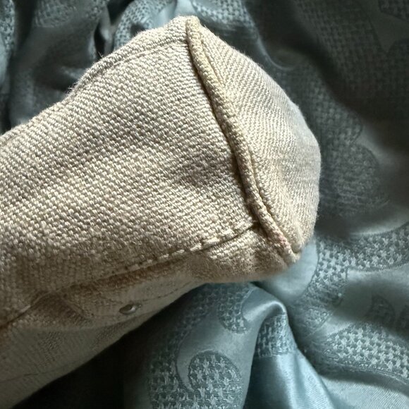 Prada Studded Canapa  Pouch - Picture 6 of 15